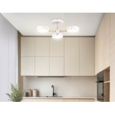 Светильник Ambrella light FL4821/3 WH белый 3000K-6400K 40W D580*160 (ПДУ ИК)
