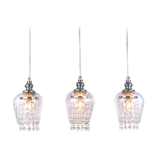 Светильник Ambrella light TR3612/3 CH/CL хром/прозрачный E27/3 max 40W 570*140*920