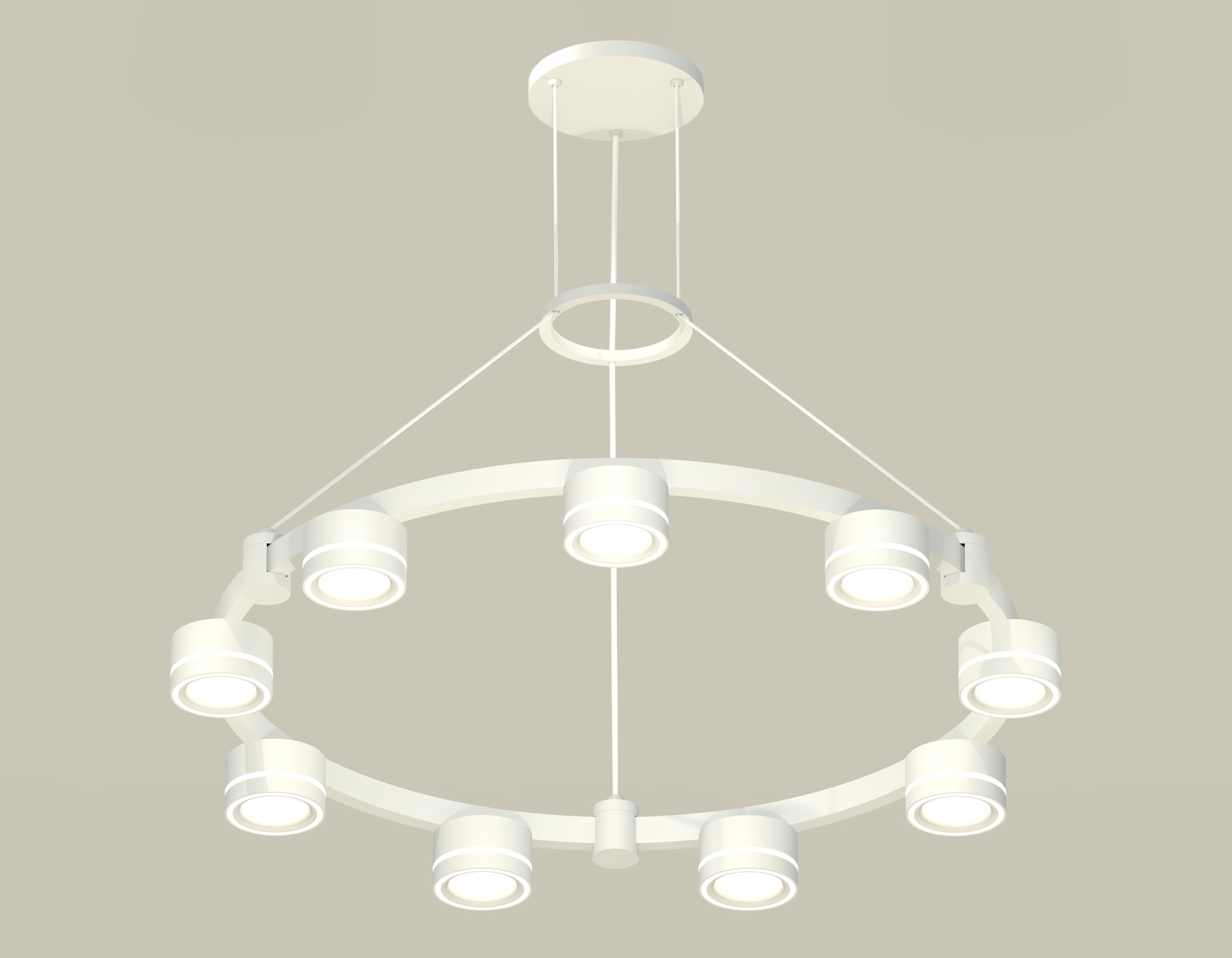Светильник Ambrella light XR92031901/9 SWH/FR белый песок/белый матовый GX53 (A9203, C9241, N8433)