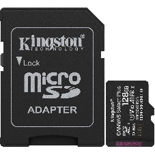 Флеш карта microSDXC 128Gb Kingston SDCS3/128Gb Canvas Select Plus + adapter