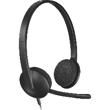 Гарнитура Logitech H340 чёрный, проводная, USB