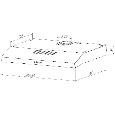 Вытяжка подвесная Elikor Eco ONE 60 WH белый, 60 см, 400 м³/ч, 51 дБ