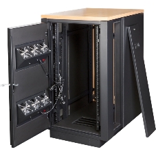 Шкаф LANMASTER SOUNDPROOF звукоизолированный 24U 750x1130 мм, отделка под дерево, цвет лиственница Шкаф LANMASTER SOUNDPROOF звукоизолированный 24U 750x1130 мм, отделка под дерево, цвет лиственница
