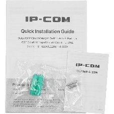 Коммутатор сетевой IP-COM G2206P-4-63W 4x10Base-T/100Base-TX/1000Base-T 2x1000Base-T PoE порты 4 Количество портов PoE+ 4 G2206P-4-63W