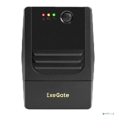 Источник бесперебойного питания ExeGate Power NB-850.LED.AVR.4C13 (850VA/510W, LED, AVR, 4*C13, батарея 12V 9Ah, черный)