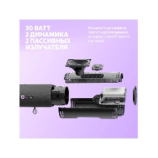 Умная колонка Яндекс Станция Стрит, 30Вт, компактная, 2 динамика, Wi-Fi, Bluetooth 5.0, Алиса, зеленый