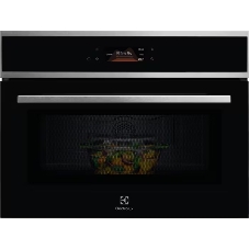 Встраиваемая микроволновая печь Electrolux EVM8E09X черный/нержавеющая сталь, 44 л, 1000 Вт, переключатели - сенсор