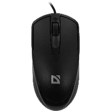Мышь проводная Defender Trace MB-989 черный, 1000 dpi, USB, кнопки - 3