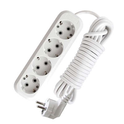 Удлинитель 4х10 м с заземл. 16А IP20 Е-304 АБС-пл. ПВС 3х1 UNIVersal 9631984
