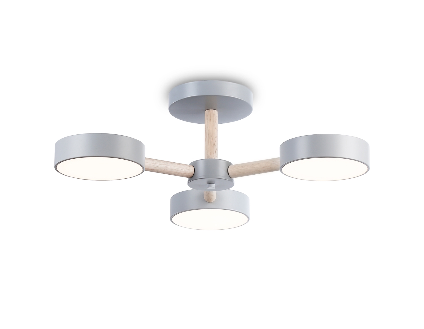 Светильник Ambrella light FL4822/3 GR серый 3000K-6400K 40W D580*160 (ПДУ ИК)
