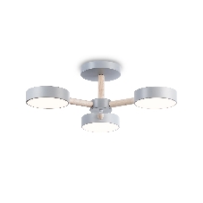 Светильник Ambrella light FL4822/3 GR серый 3000K-6400K 40W D580*160 (ПДУ ИК)
