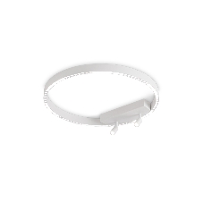 Потолочный светодиодный светильник Ambrella light FL5807/1+2 WH белый 40W 3000K/4200K/6400K D600*95 (без ПДУ)