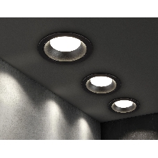 Светильник Ambrella light TN52333 SBK черный песок GX53 max 12W D115*25