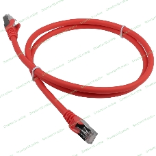 Патч-корд Lanmaster LAN-PC45/S6A-5.0-RD вилка RJ-45-вилка RJ-45 кат.6А 5м красный LSZH