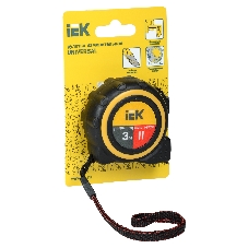 Рулетка измерительная Universal 3м IEK TIR10-1-003