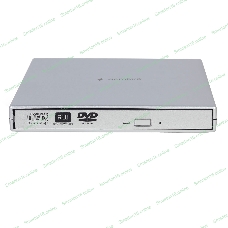 Оптический привод внешний с интерфейсом USB 2.0 Gembird DVD-USB-02-SV пластик, серебро