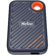 Внешний SSD Netac ZX20, 512 Gb, USB 3.2 Gen 2x2 Type-C, R/W 2000/1800, черный