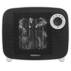 Тепловентилятор Centek CT-6023 белый/черный, 750/1500 Вт, 15 м2