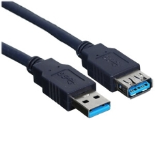 Кабель AM/AF USB3.0 0.5m VCOM удлинитель USB 3.0, VUS7065-0.5M