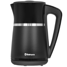 Чайник электрический Sakura SA-2185DBK Premium 1.7 л, дисплей, черный