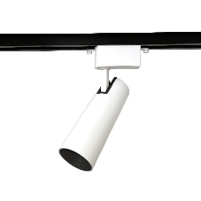 Трековый однофазный светодиодный светильник Ambrella light GL5851 WH/BK белый/черный LED 10W 4200K 24°