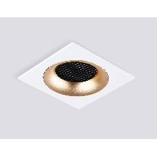 Светильник встраиваемый Ambrella light TN102728 WH/GD белый/золото GU5.3 92*92*23