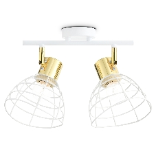 Светильник Ambrella light TR8601/2 WH/GD белый/золото E27*2 max 40W 260*154*230