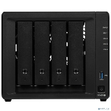 Сетевое хранилище Synology DiskStation DS425+ черный (Intel J4125/2Gb/4(3.5
