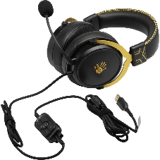 Гарнитура Bloody M590i Sports Lime жёлтый/чёрный, проводная