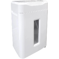 Шредер Office Kit S243N 3,9х38 белый (секр.P-4) фрагменты 35лист. 35лтр. скрепки скобы пл.карты CD