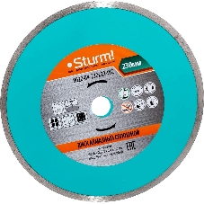 Круг алмазный Sturm! 9020-04-230x22-WCвлажная резка непрерывный 230мм