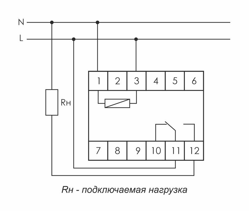 Реле времени PCR-513 (задержка вкл. 230В 8А 1перекл. IP20 монтаж на DIN-рейке) F&F EA02.001.003