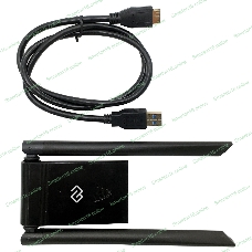 Сетевой адаптер WiFi Digma DWA-AC13002E AC1300 USB 3.0 (ант.внеш.съем) 2ант. (упак.:1шт)