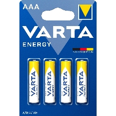 Батарейки VARTA ENERGY AAA бл. 4 (рус.) Батарейки VARTA ENERGY AAA бл. 4 (рус.)