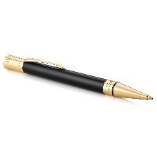 Ручка шариковая Parker Duofold K74 (CW1931386) Black GT, M, черные чернила, подарочная коробка
