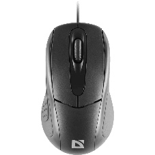 Мышь проводная Defender Standard MB-580 черный, 1000 dpi, USB, кнопки - 3