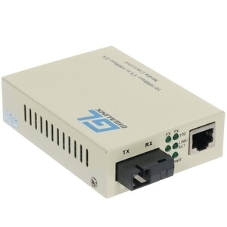 Медиаконвертер GIGALINK GL-MC-UTPF-SC1G-18SM-1550 - UTP, 100/1000Мбит/c в WDM, без LFP, SM, SC, Tx:1550/Rx:1310, 18 дБ (до 20 км)