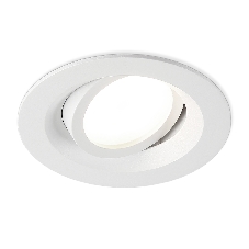Встраиваемый поворотный точечный светильник Ambrella light TN102741 WH белый IP20 GU5.3 D95*25
