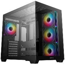 Компьютерный корпус Deepcool CG530 4F черный без БП ATX 2x120мм 2x140мм 2xUSB 2.0 1xUSB 3.0 audio bott PSU