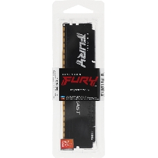 Оперативная память Kingston Fury Beast, DDR5, 16Gb (1x16Gb), 6400MHz, CL32, DIMM, с радиатором, черный