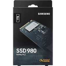 Накопитель SSD Samsung 980, 1000Gb, PCIe 3.0 x4, M.2 2280, NVMe, R/W 3500/3000