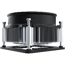 Кулер ID-COOLING DK-19 PWM серебристый/черный 92мм алюминий 2200rpm 26db 4-pin 95W 55мм
