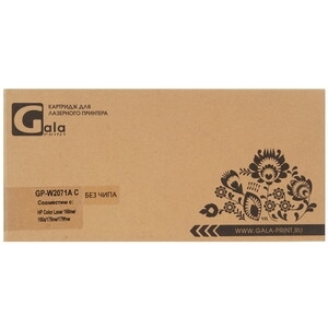 Картридж лазерный GalaPrint GP-W2071X 117X для принтеров HP Color Laser 150a/150nw/178nw MFP/179fnw MFP Cyan 1300 копий
