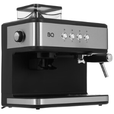 Кофейная станция BQ CM1003 сталь/черный, исп. кофе - зерновой/молотый, 1.5 л, 1150 Вт. 15 бар