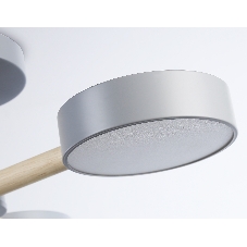 Светильник Ambrella light FL4822/3 GR серый 3000K-6400K 40W D580*160 (ПДУ ИК)