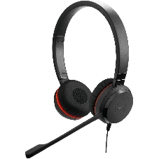 Наушники с микрофоном Jabra Evolve 20 SE черный 2м накладные USB оголовье (4999-823-369)