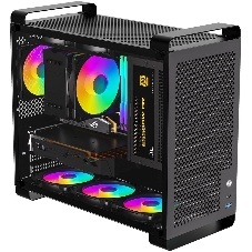 Компьютерный корпус Accord ACC-GCUB4 черный без БП mATX 1x92мм 1xUSB 3.0 1xUSB3.1 audio