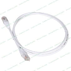 Патч-корд TWT UTP кат.5e, с заливными колпачками, 0.15 м, белый