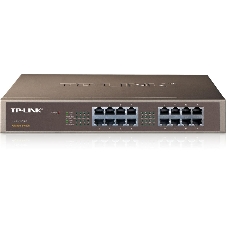 Коммутатор TP-Link SMB TL-SG1016D неуправляемый настольный/19U 16x10/100/1000BASE-T