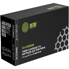 Картридж лазерный Cactus CS-CF280AS черный (2700 стр.) для HP LJ Pro 400/M401/M425